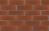 Кирпич облицовочный Темно-красный Рустик Одинарный (1НФ)